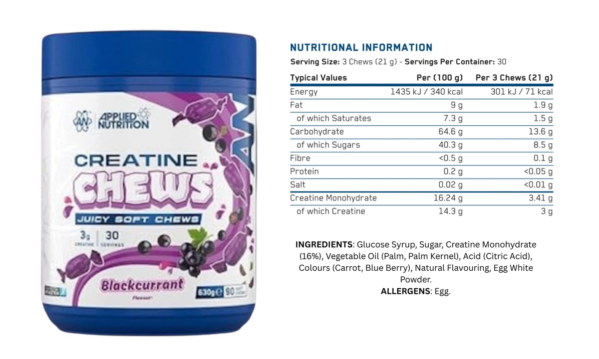 Applied Nutrition Creatine Chews