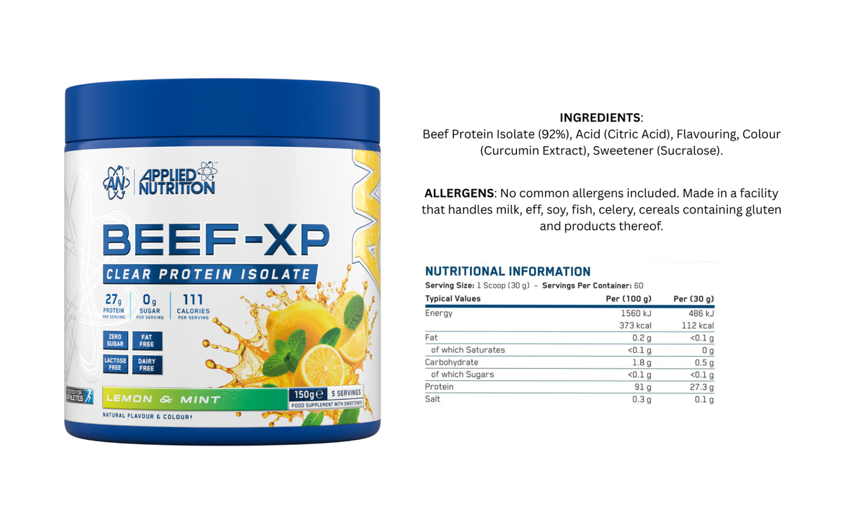 Applied Nutrition Beef XP Clear Beef Protein Isolate 150g