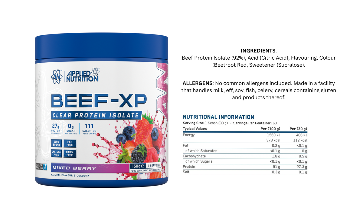 Applied Nutrition Beef XP Clear Beef Protein Isolate 150g