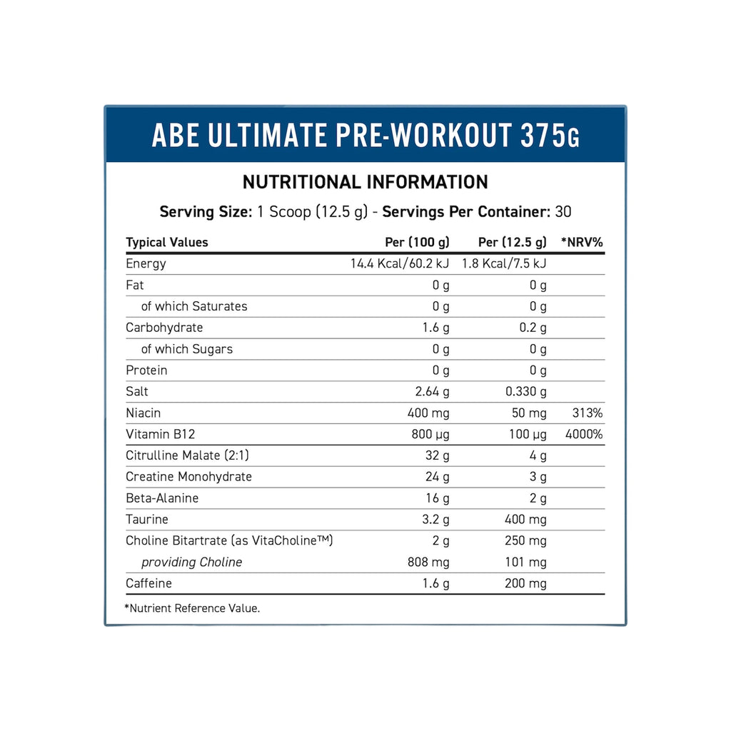 Applied Nutrition ABE Pre-Workout 375g