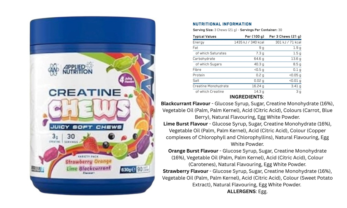 Applied Nutrition Creatine Chews