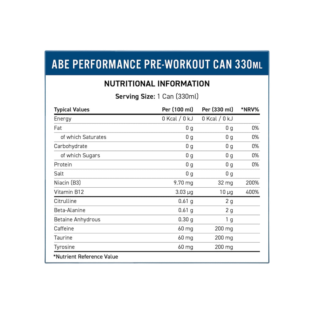 Applied Nutrition ABE - Performance Pre-Workout Drink 1 Can 330ml