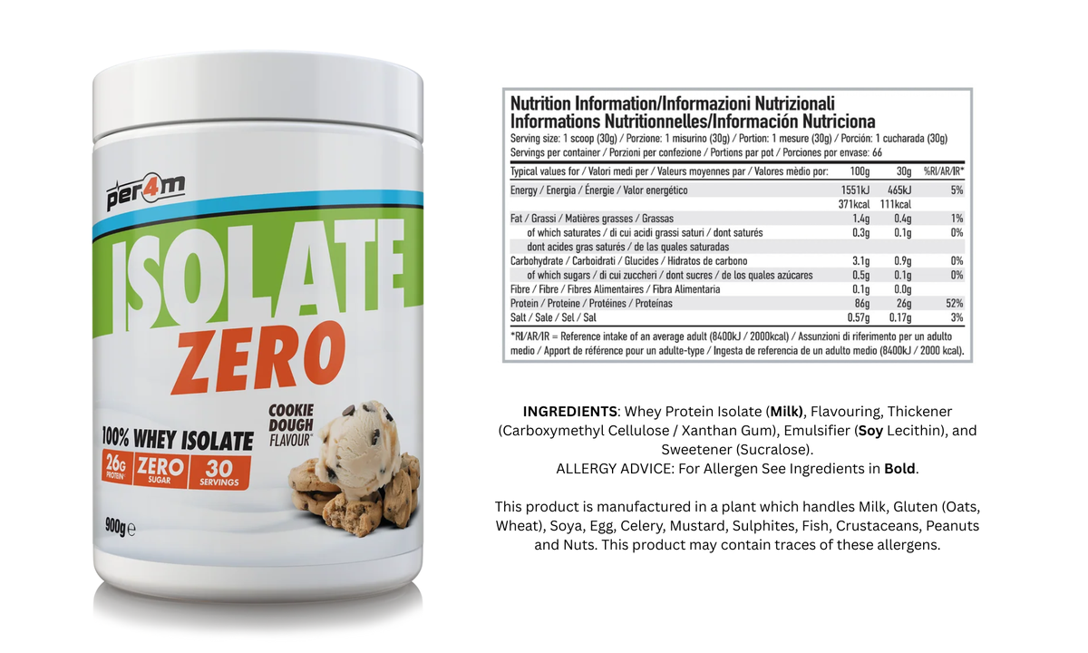 Per4m Isolate Zero 900g