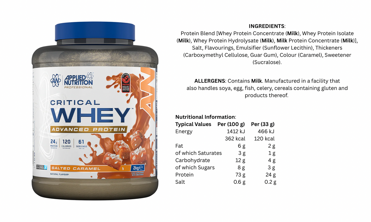 Applied Nutrition Critical Whey Advanced Protein 2kg
