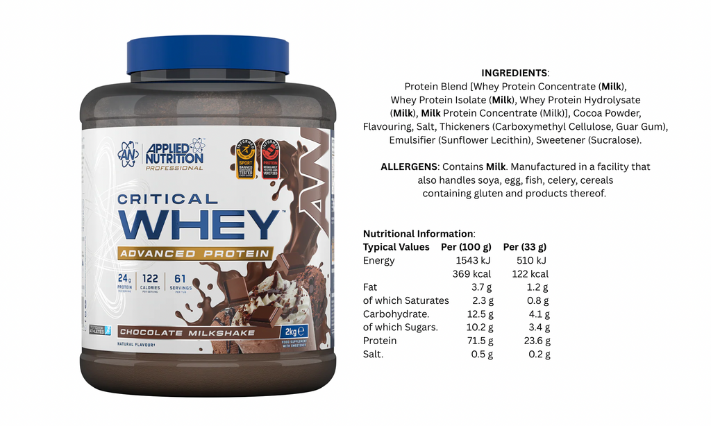 Applied Nutrition Critical Whey Advanced Protein 2kg